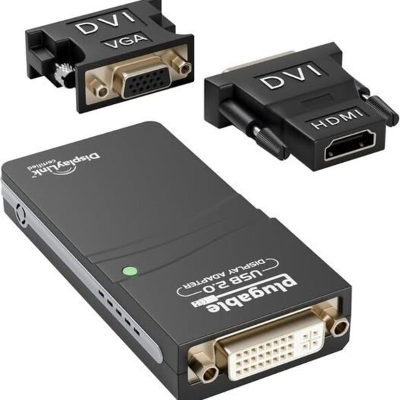 Plugable USB to DVI, HDMI, or VGA Display Adapter - Picture 2 of 2
